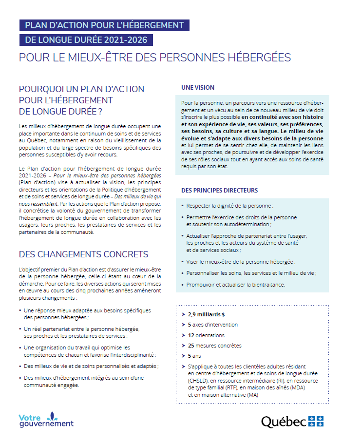 Résumé Plan d'action